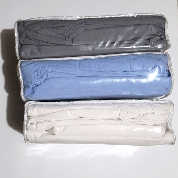 COPY - Cotton Bed Sheet Set White Color Size Queen 300 thread count - Picture 4 of 4